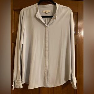 Loft pale blue blouse